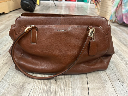 Authentic Coach Madison Brown Leather Bag.