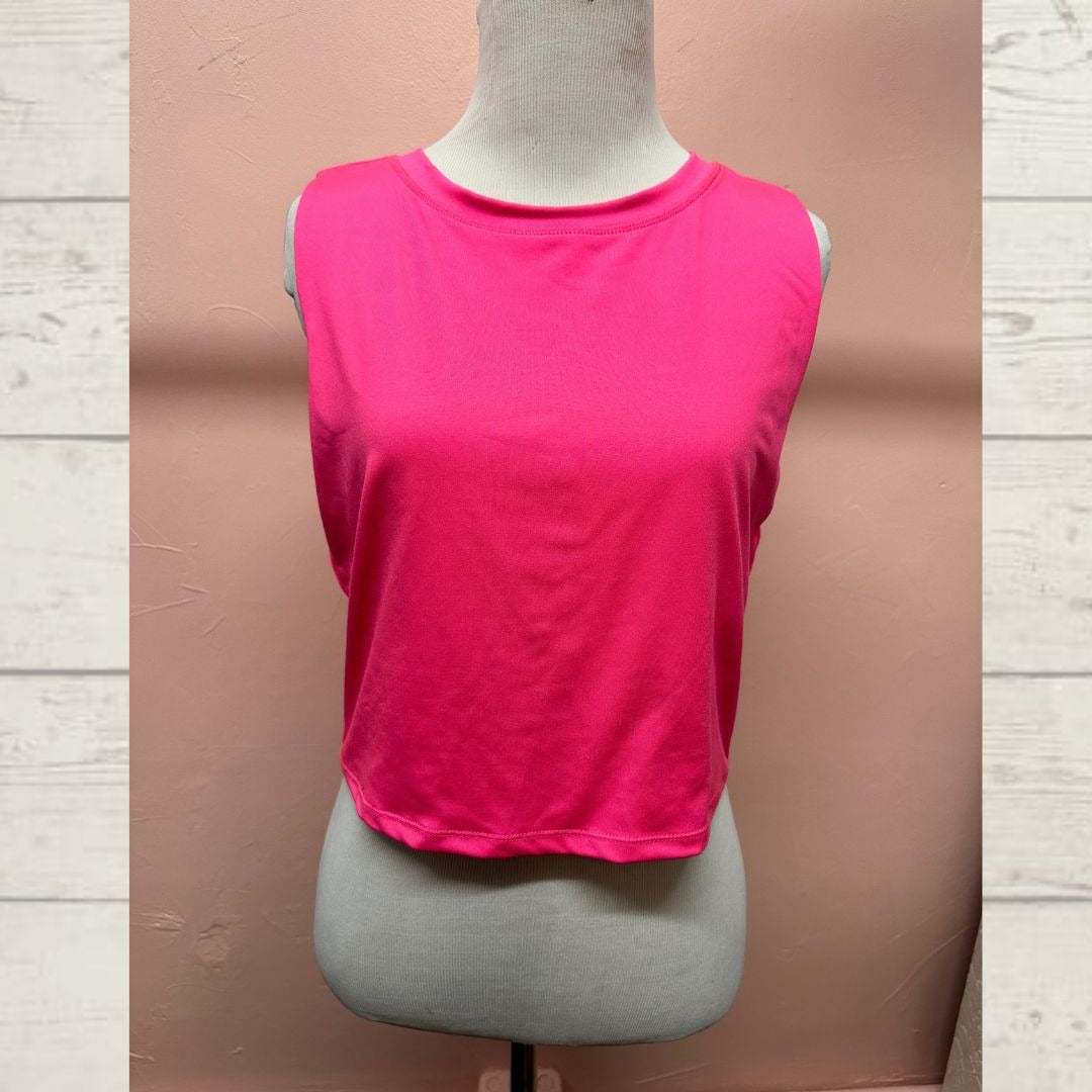 Cabana Pink Crop Top