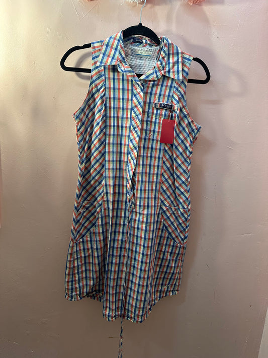 Columbia Plaid Tank Top Dress in Size Small