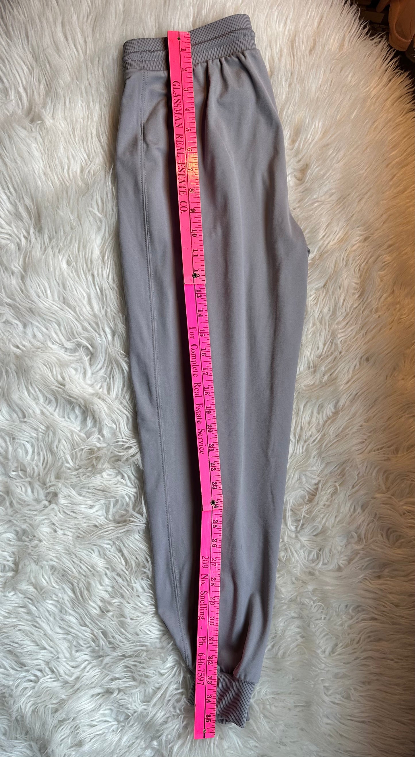 Rachel Zoe Relaxed Fit Versatile Wear Gray Stretch Drawstring Jogger Pant S NWOT