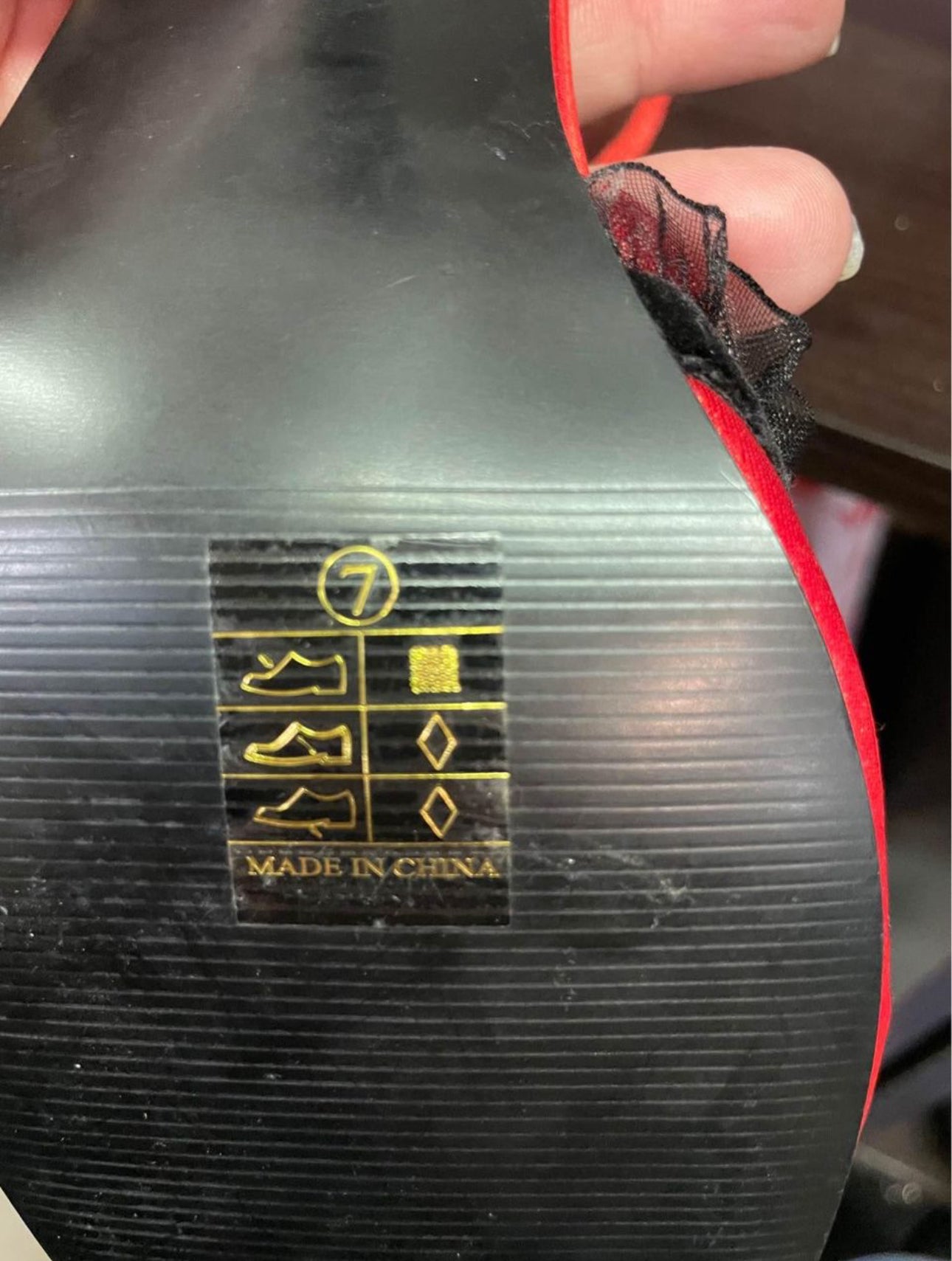 Funtasma, size 7. Red satin Retro pumps. NEW!