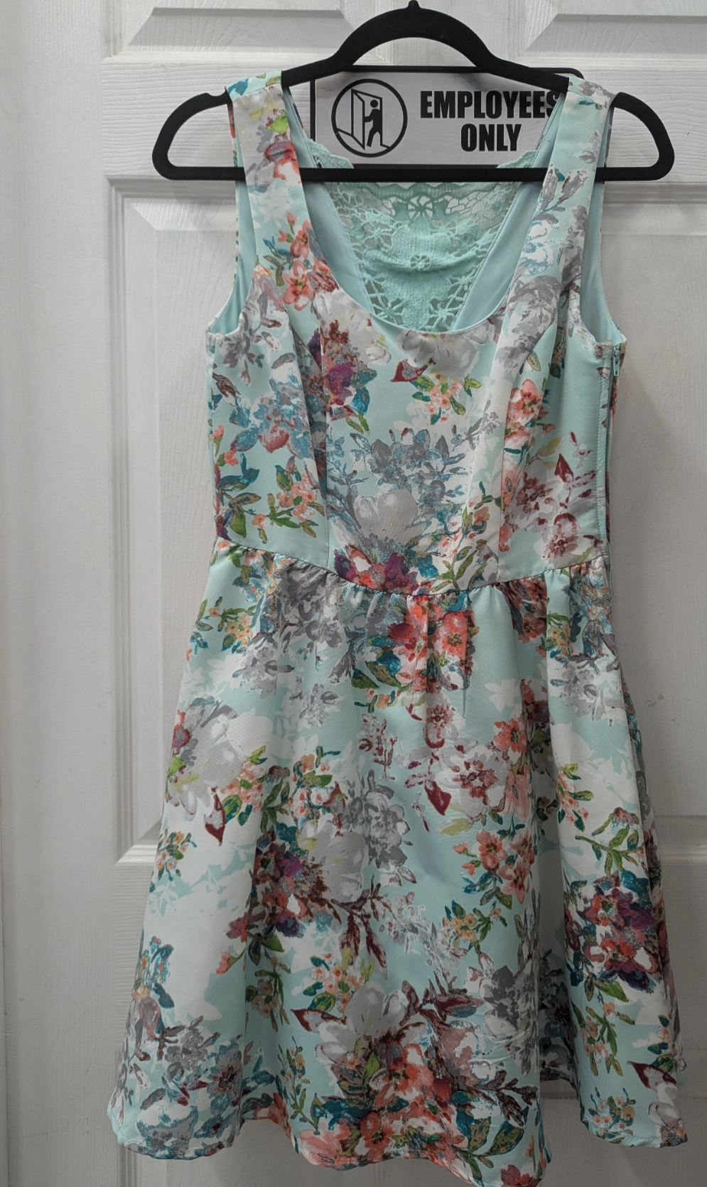 Teeze Me Blue Floral Dress in 7/8
