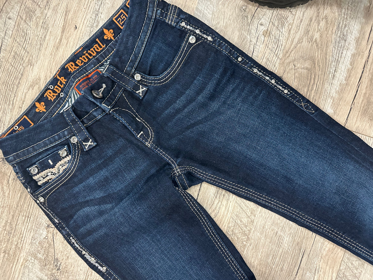 Rock Revival Betty Skinny Jean in size 25 (1)