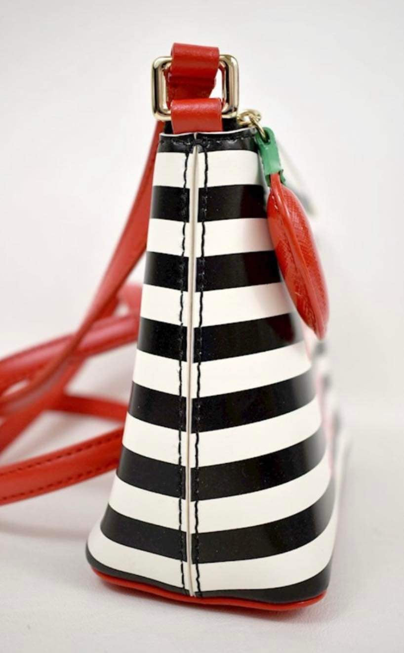 NWT $249 Authentic KATE SPADE Extra Spicy Millie Crossbody Black Red