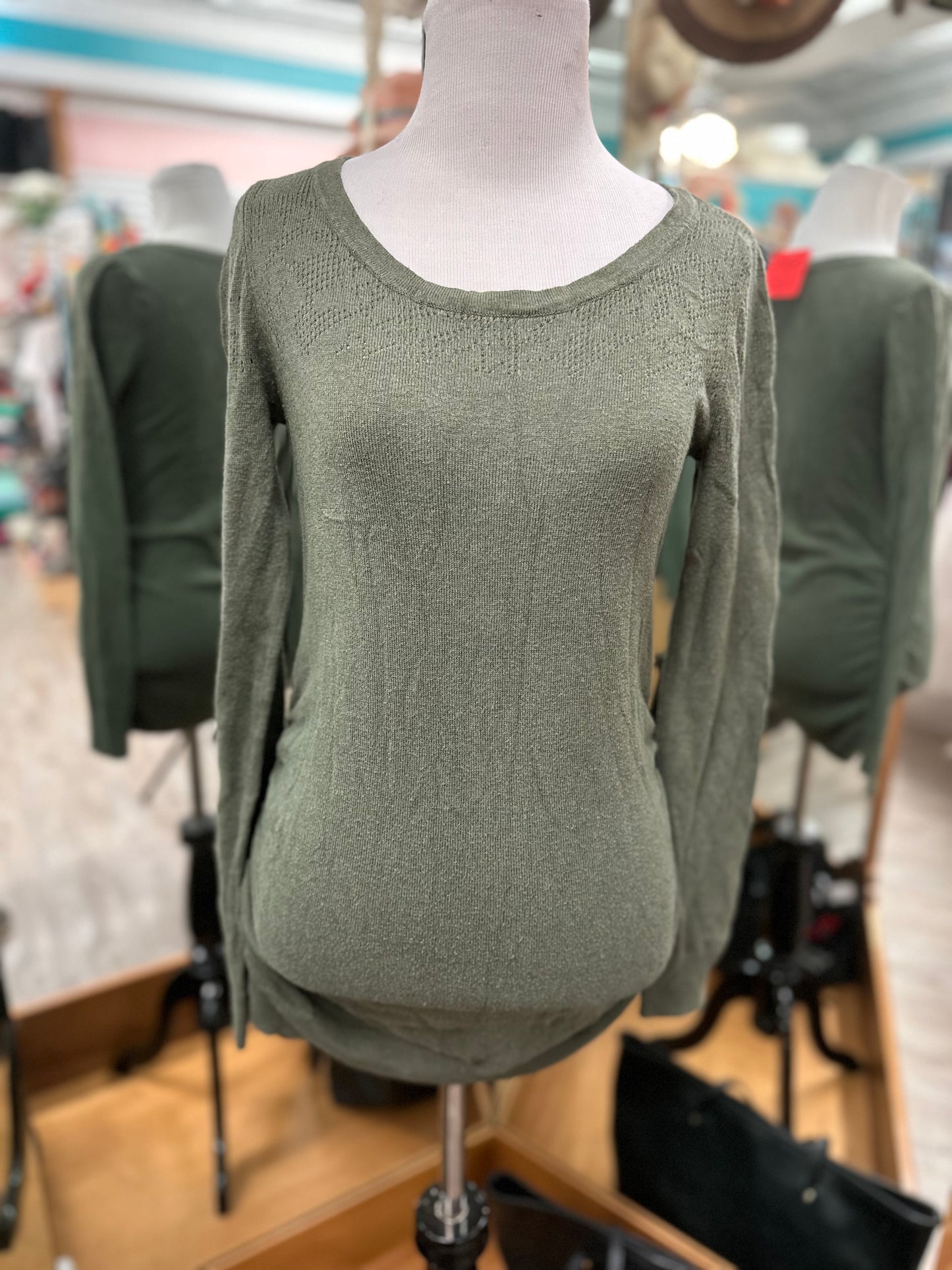 Motherhood Maternity Olive Sweater in XS