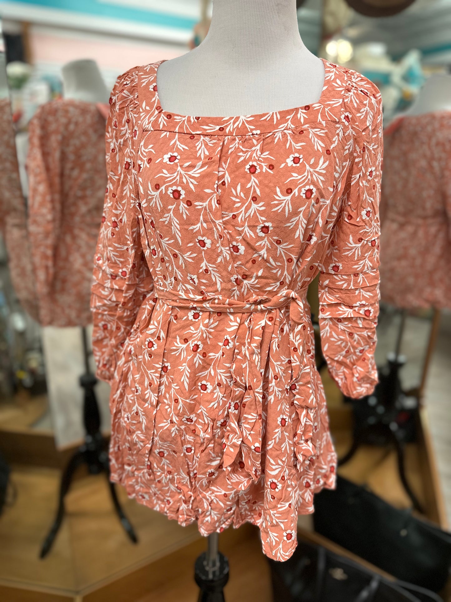 Isabel Maternity Pink Floral Top in S