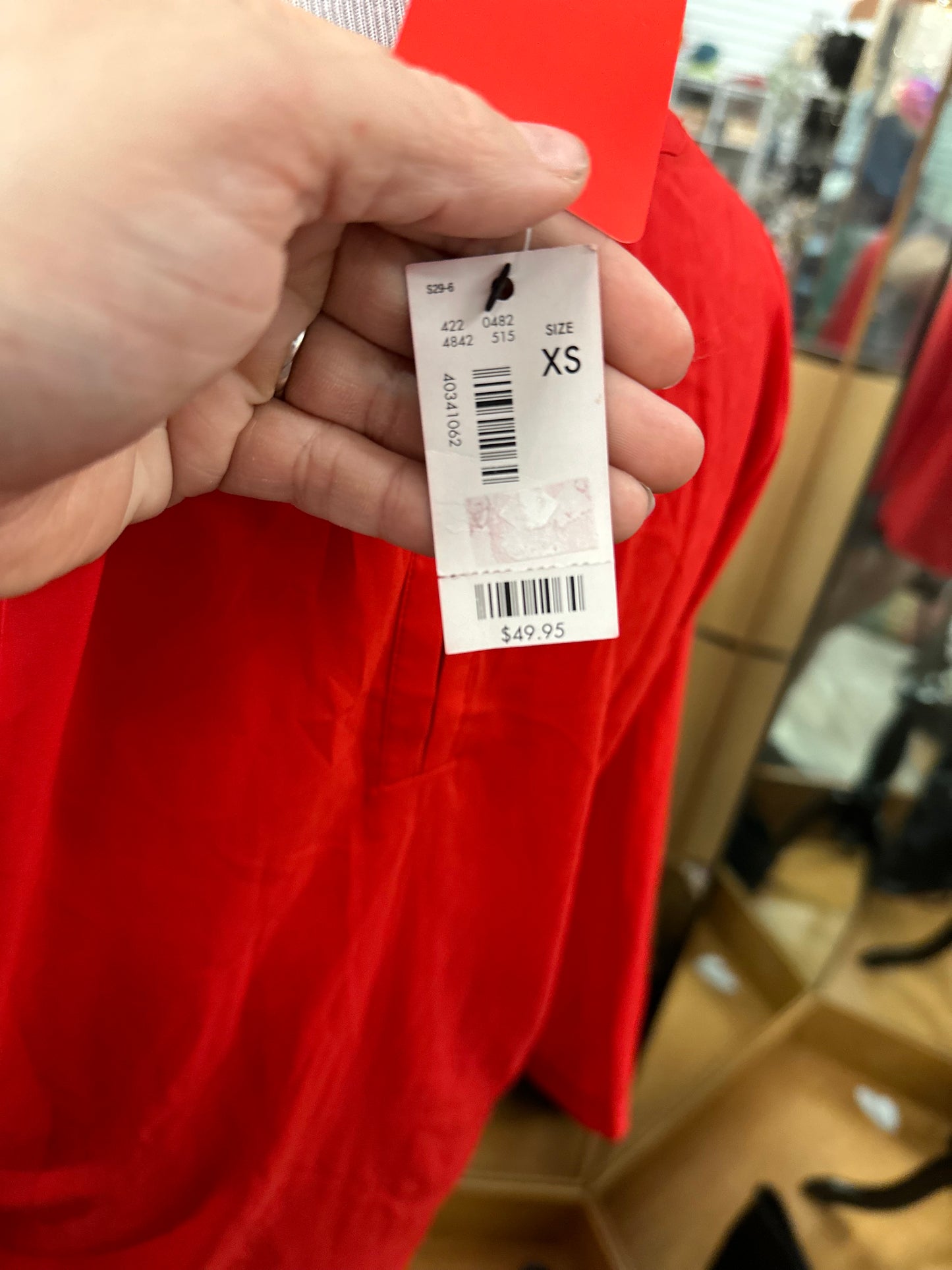 The Limited Red Long Sleeve Top in XS