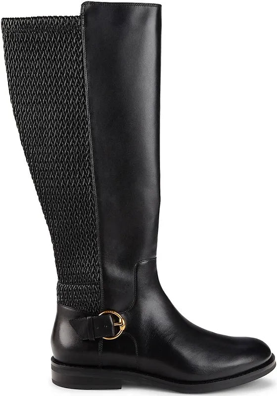Cole Haan Black Riding Boots in 9.5