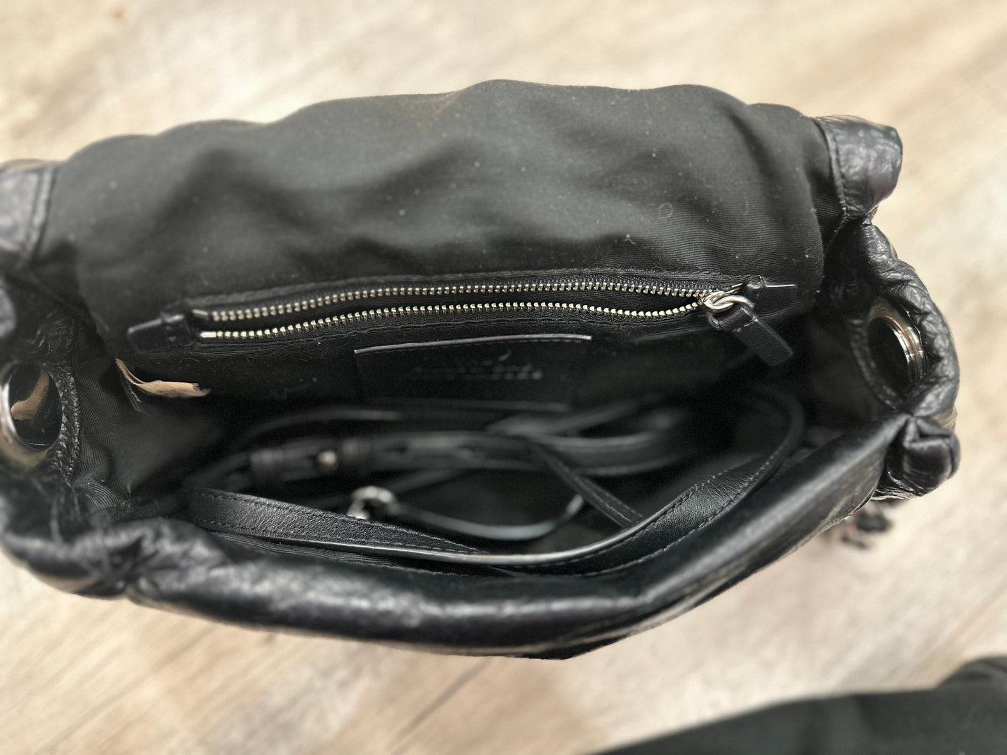 The Marc Jacobs Lambskin Black Mini The Pillow Bag