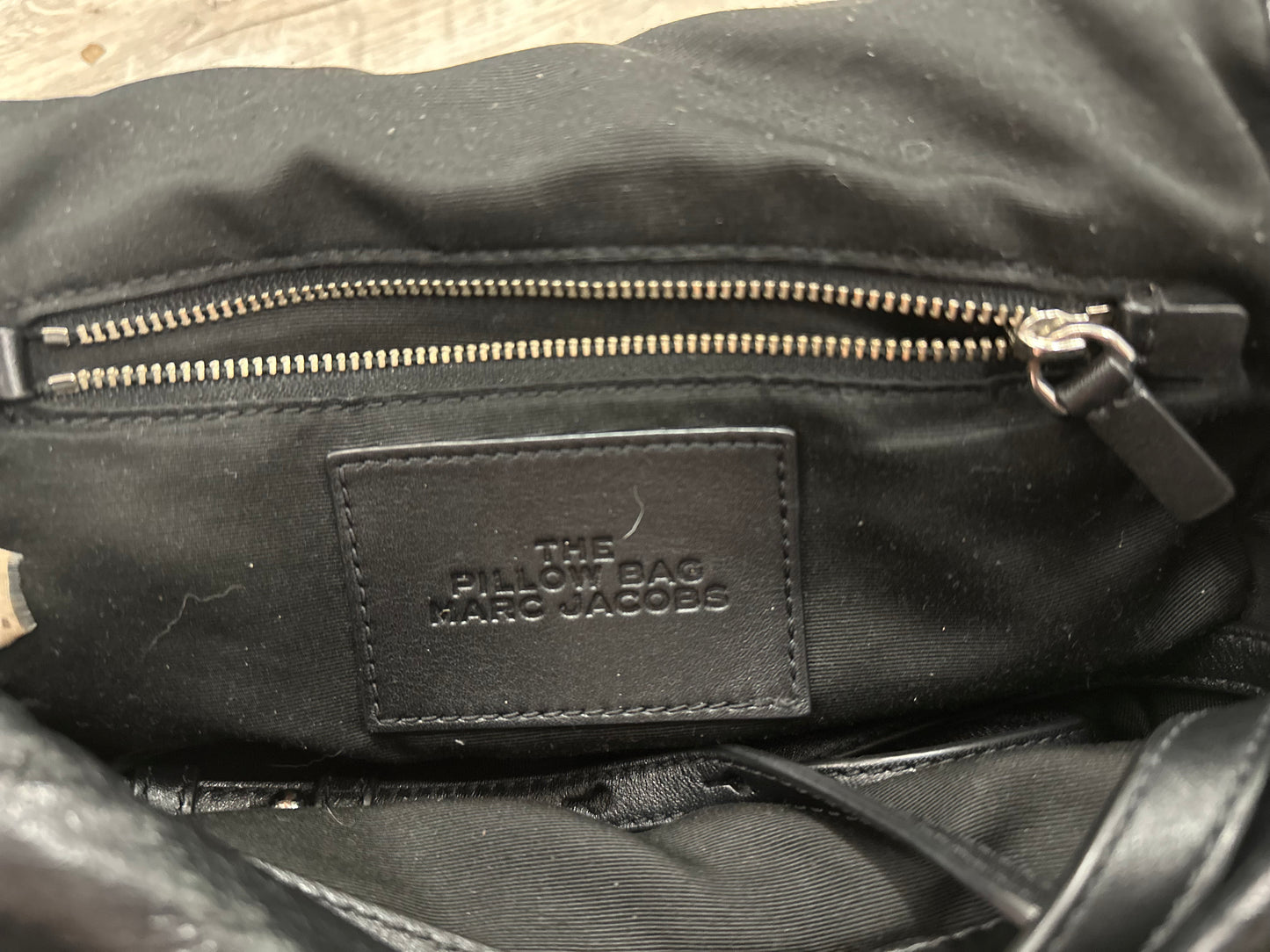The Marc Jacobs Lambskin Black Mini The Pillow Bag