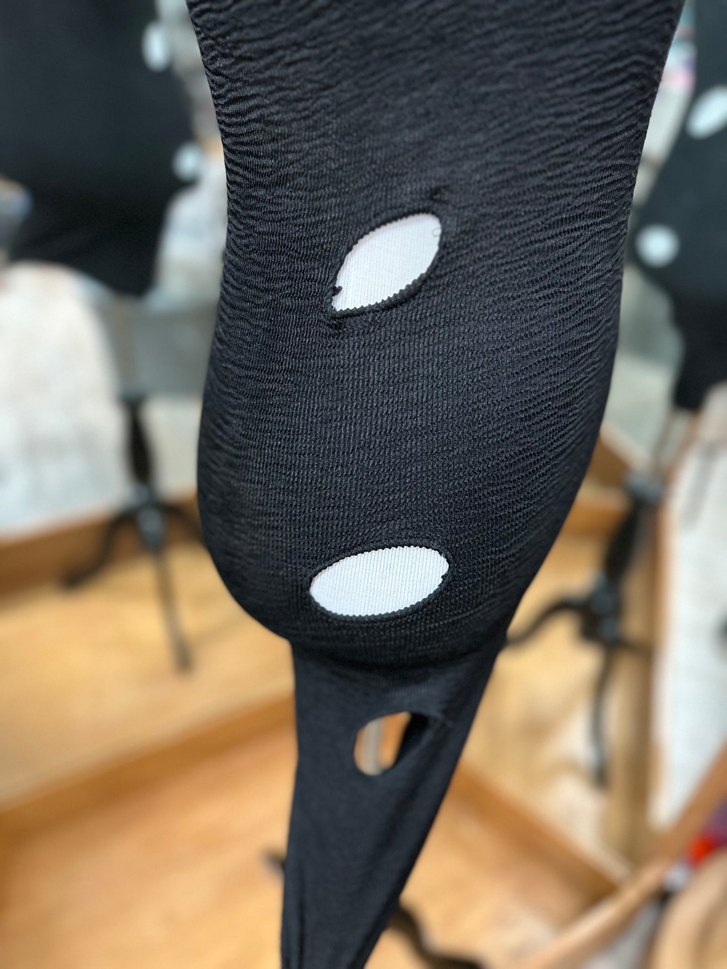 Elan Wear Black Cutout Dress