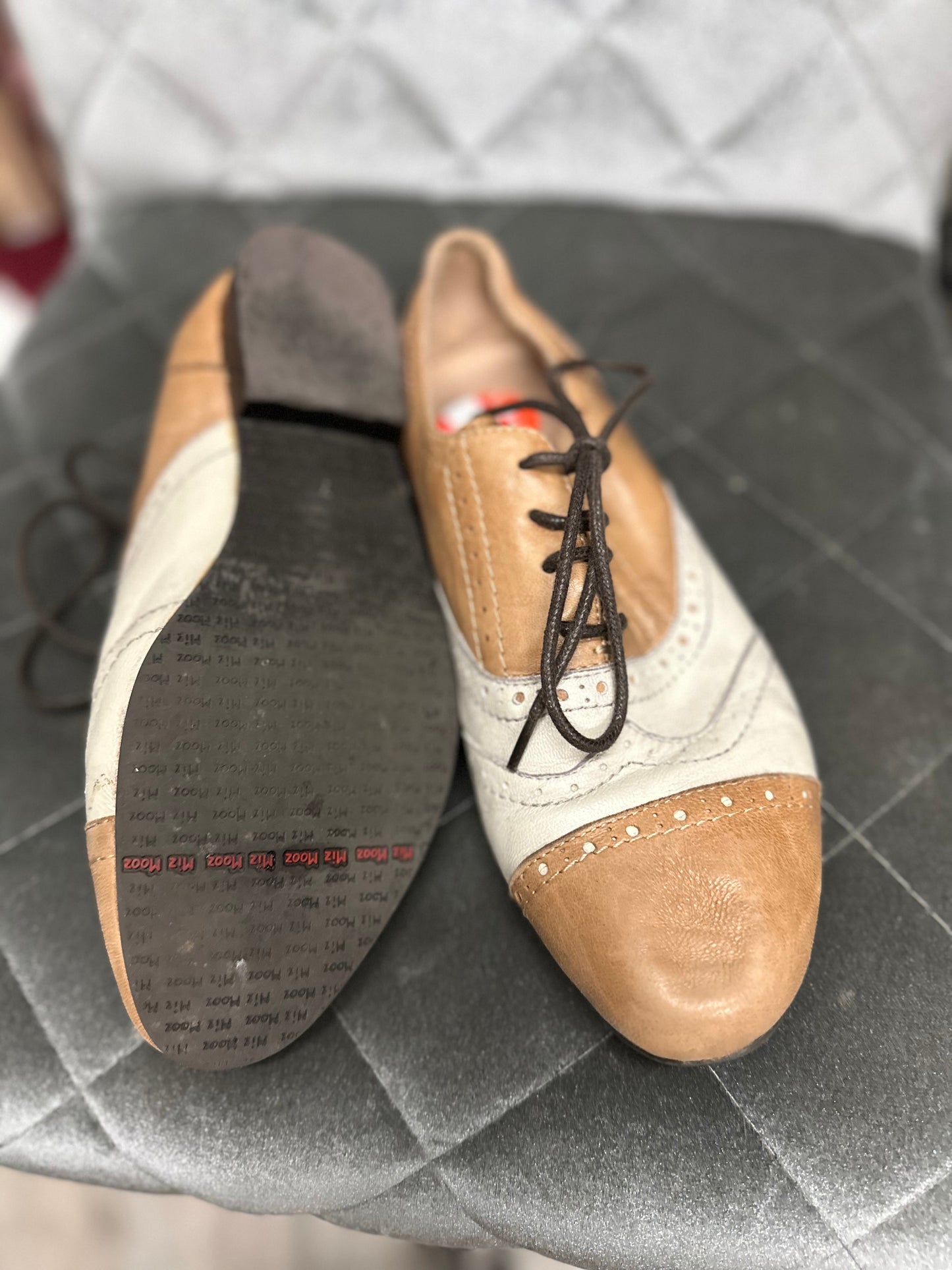 Miz Mooz Two Tone Loafer in 7