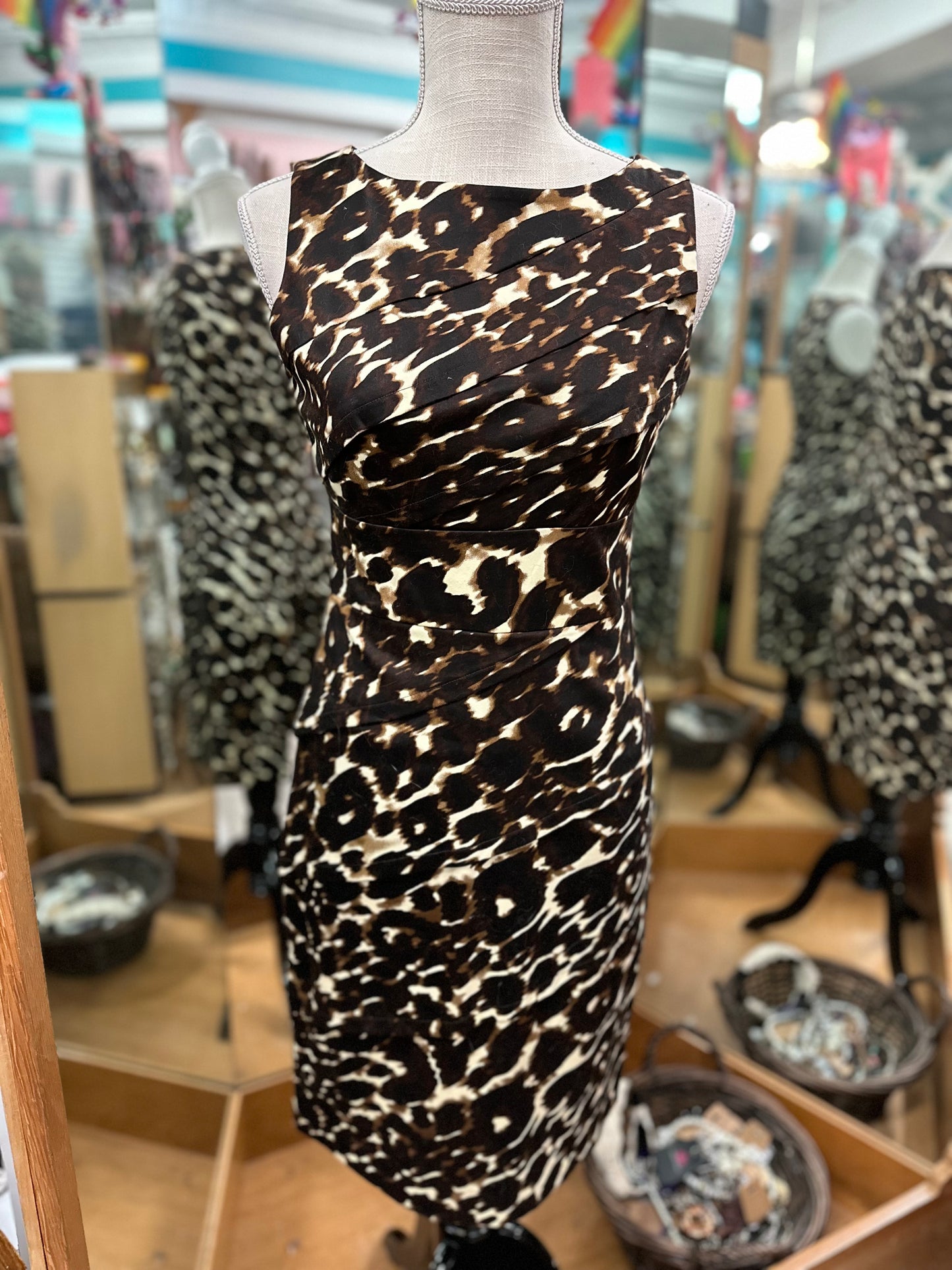 Calvin Klein Leopard Print Tank Dress in 2