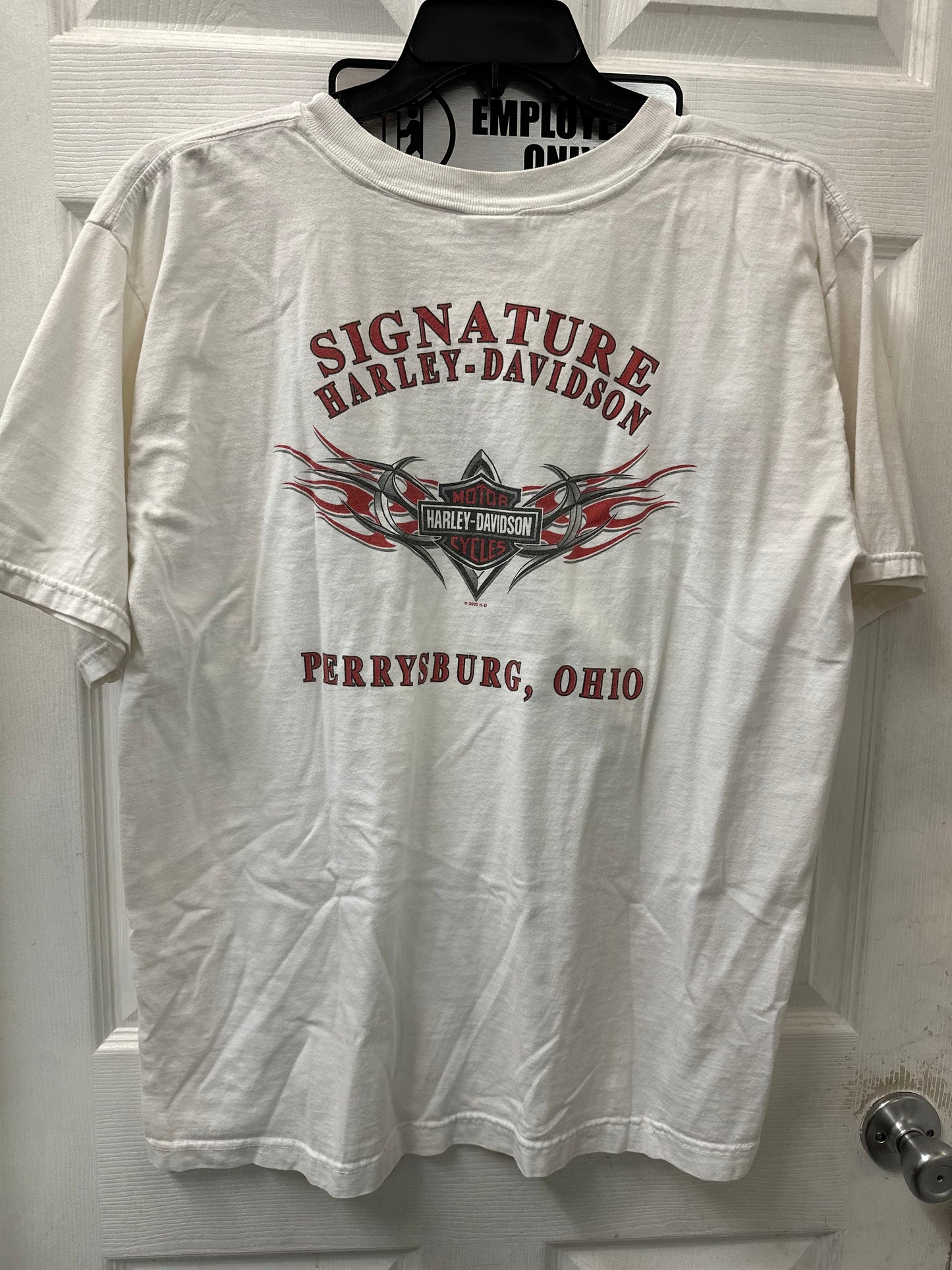 Harley Davidson White Declaration of Independence Graphic Short Sleeve in XL