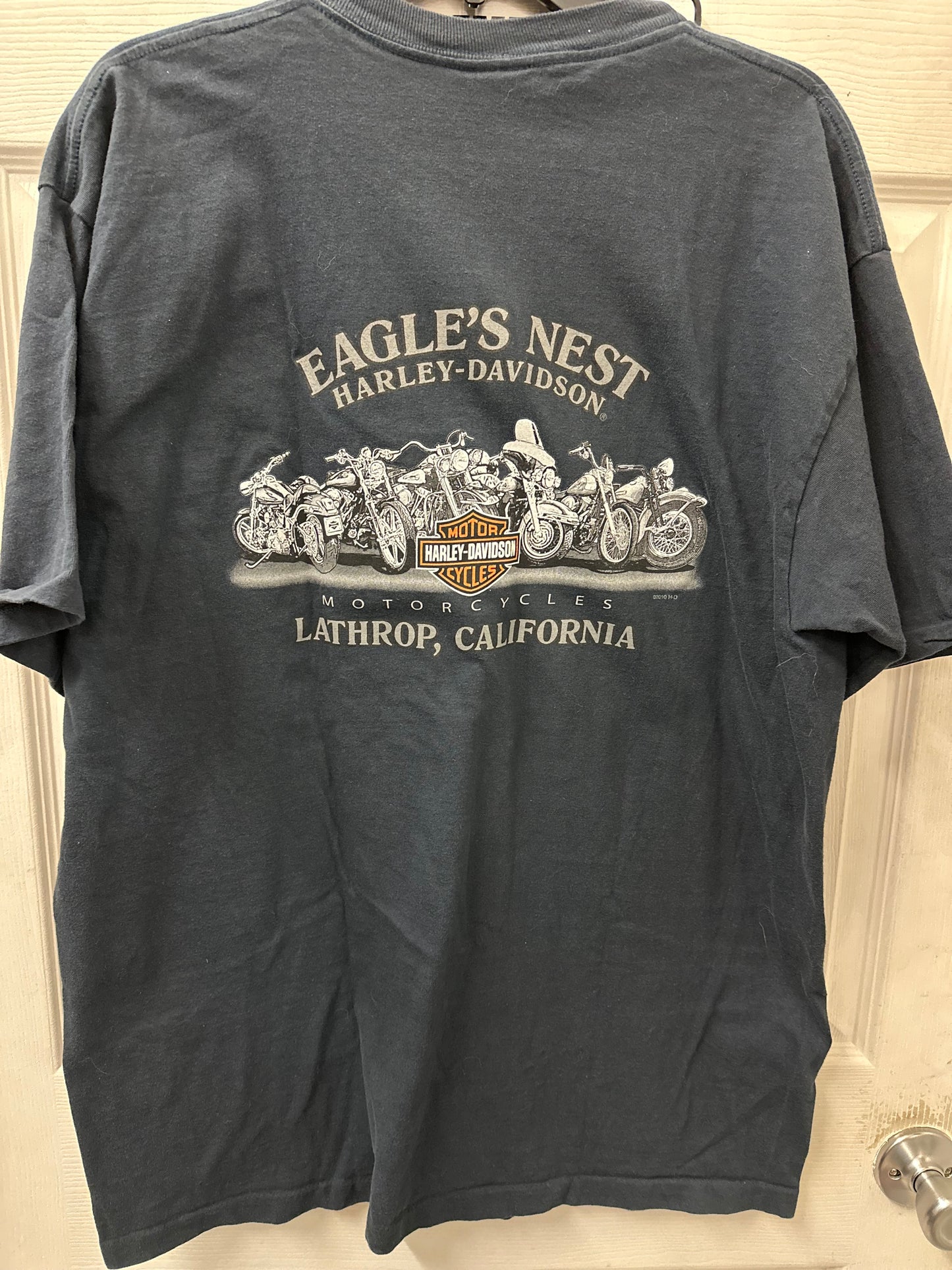 Harley Davidson Navy Eagles Nest Lathrop, CA Graphic Short Sleeve in XL