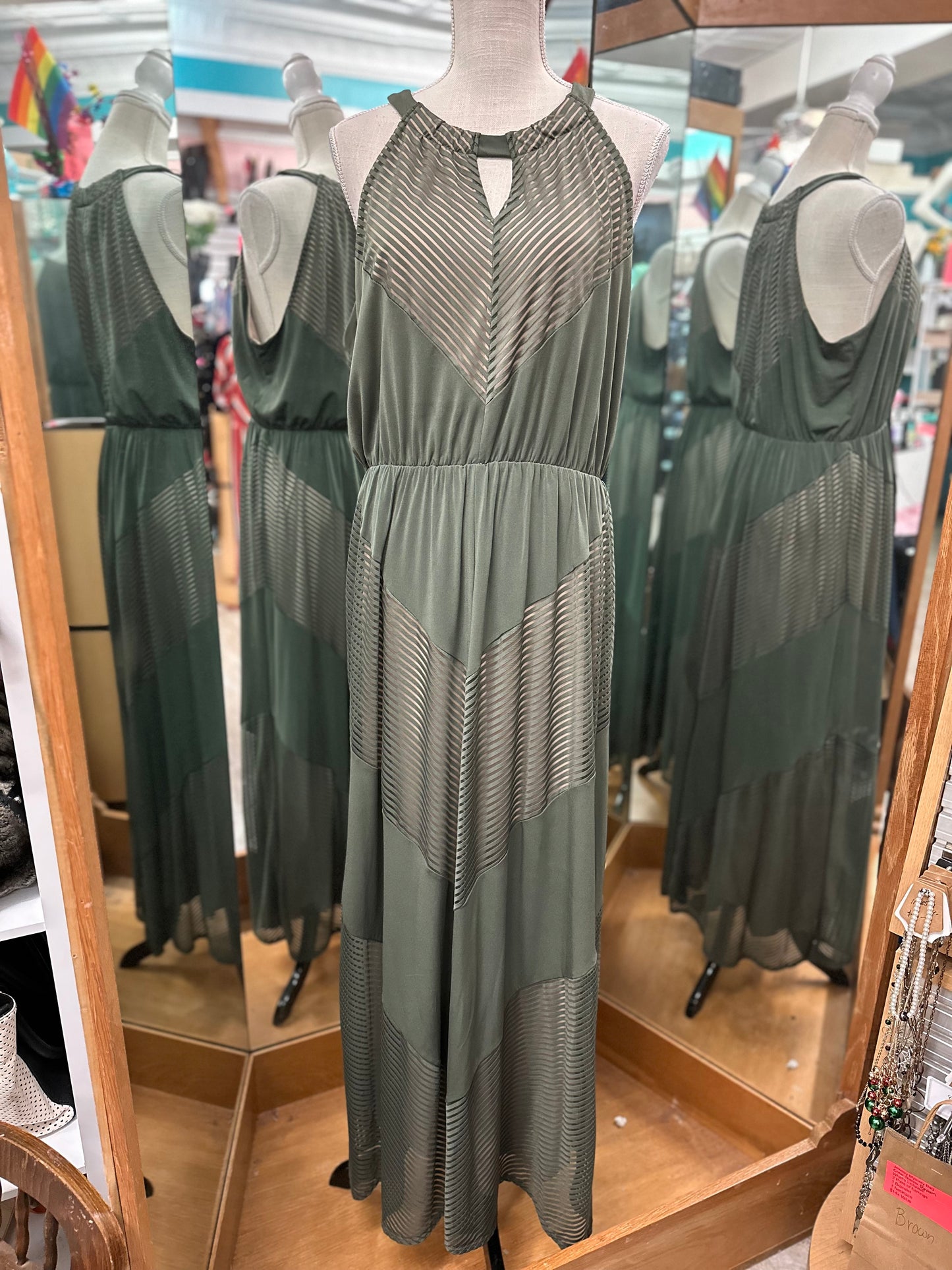Apt 9 Olive Tank Top Dress in XL