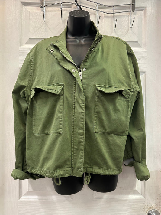 Sanctuary Olive Jacket in XL