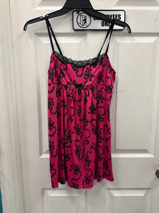Betsy Johnson Pink and Black Camisole in XL