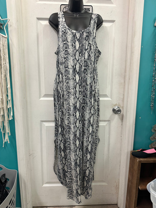 Snakeskin Maxi Dress by Grecelle in XL