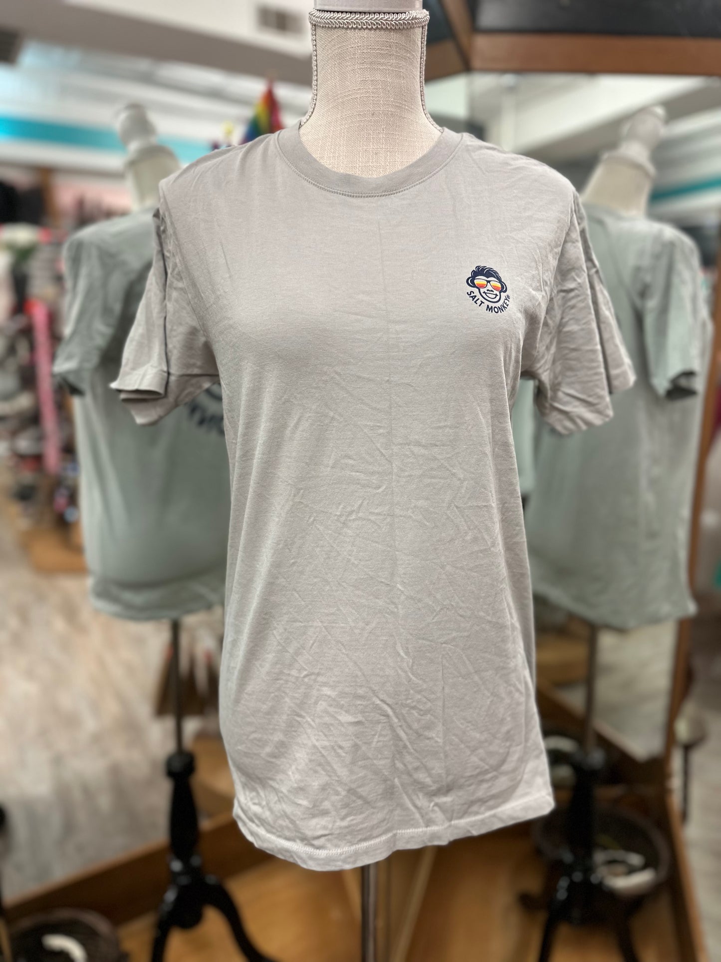 Salt Monkey Grey Graphic Tee in S