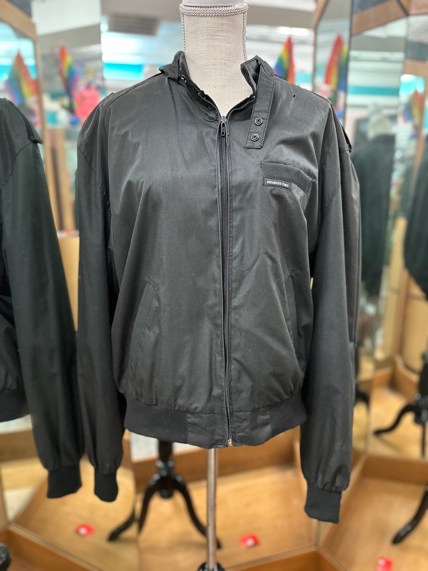 Members Only Black Jacket in 46