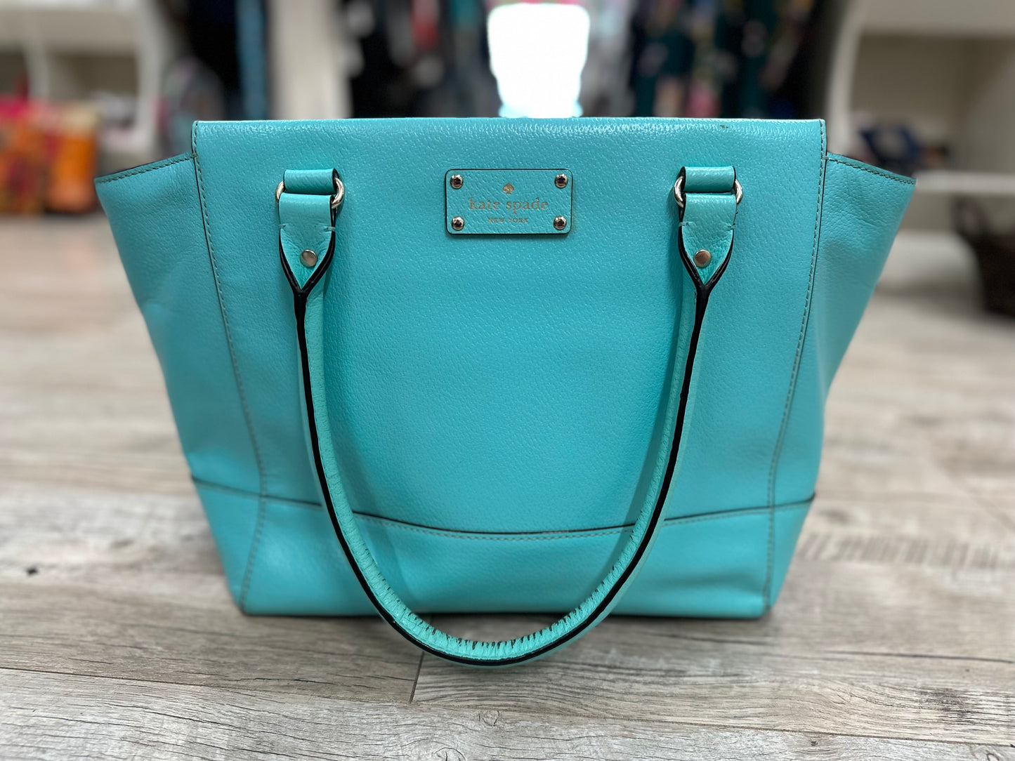 Kate Spade Mint Wellesley Quinn Tote Bag