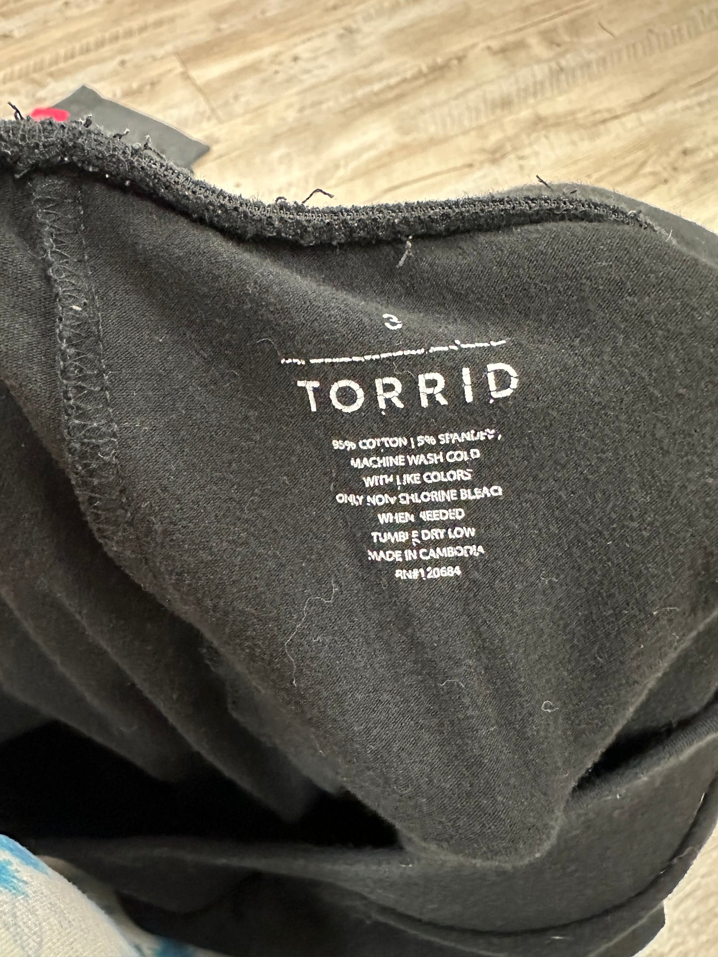 Torrid Black Leggings in 3