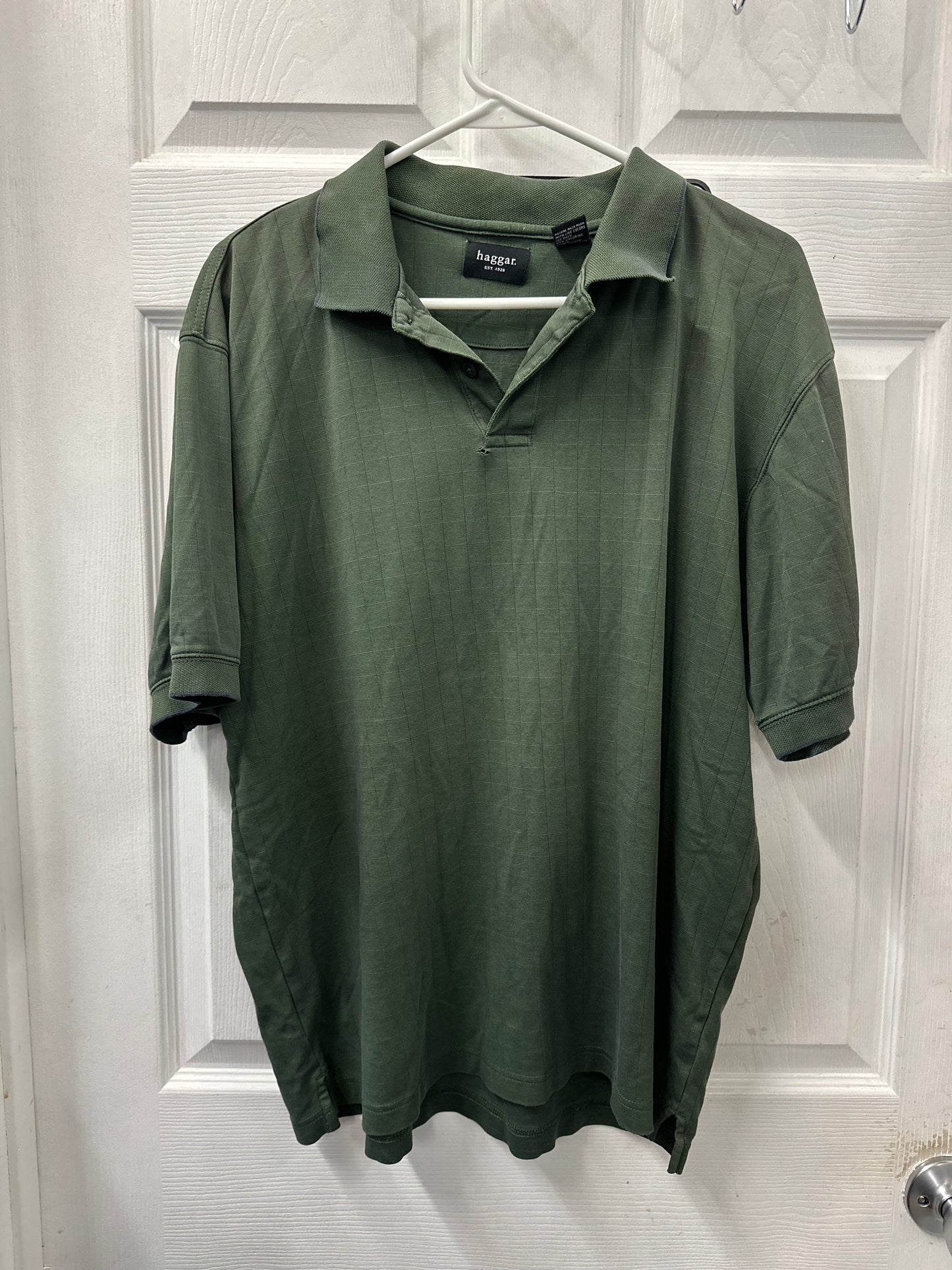Haggar Green Polo Shirt in M