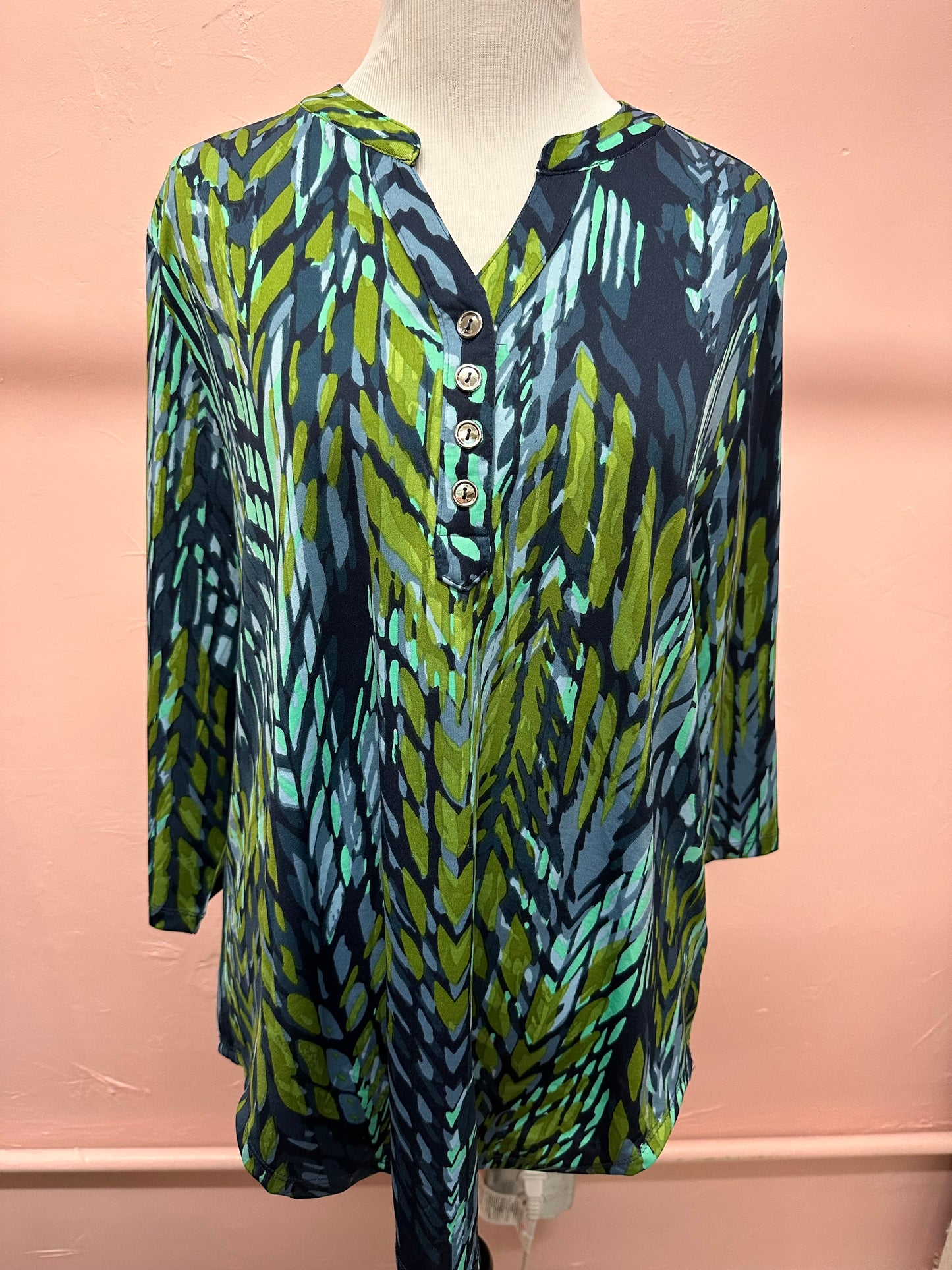 Links Long Sleeve Top in S