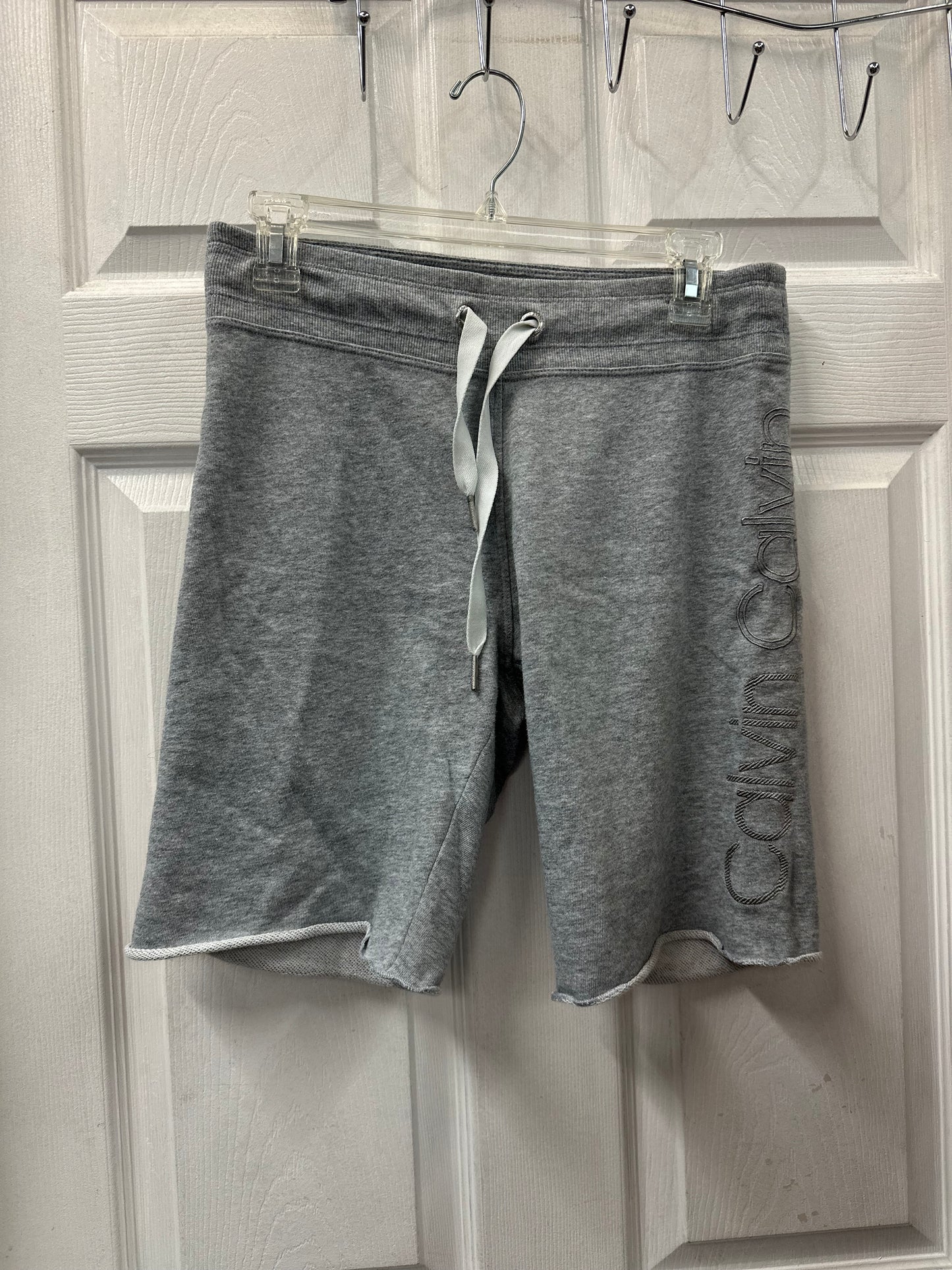Calvin Klein Performance Heather Grey Bermuda Shorts in S