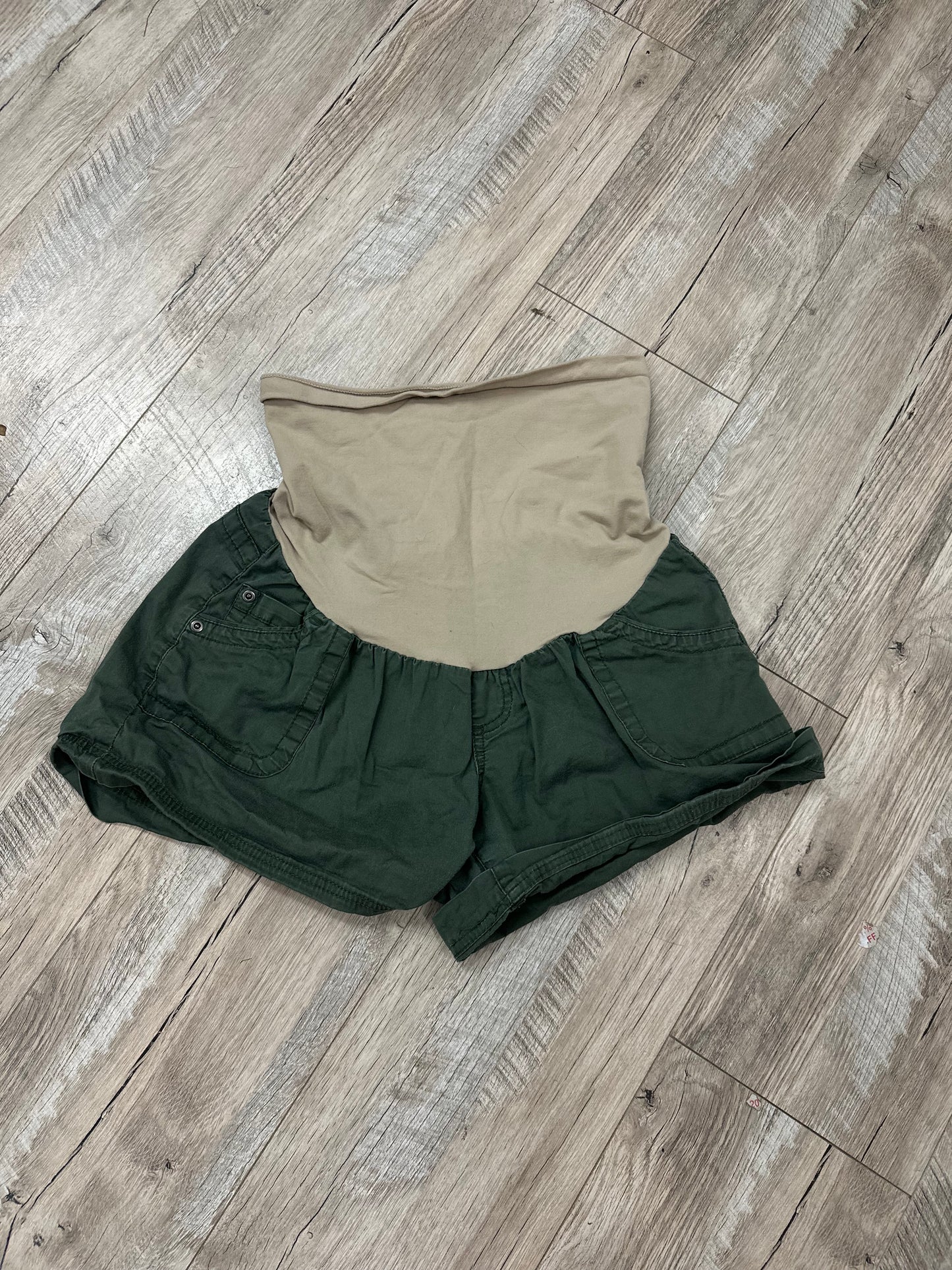 Motherhood Maternity Olive Shorts in L