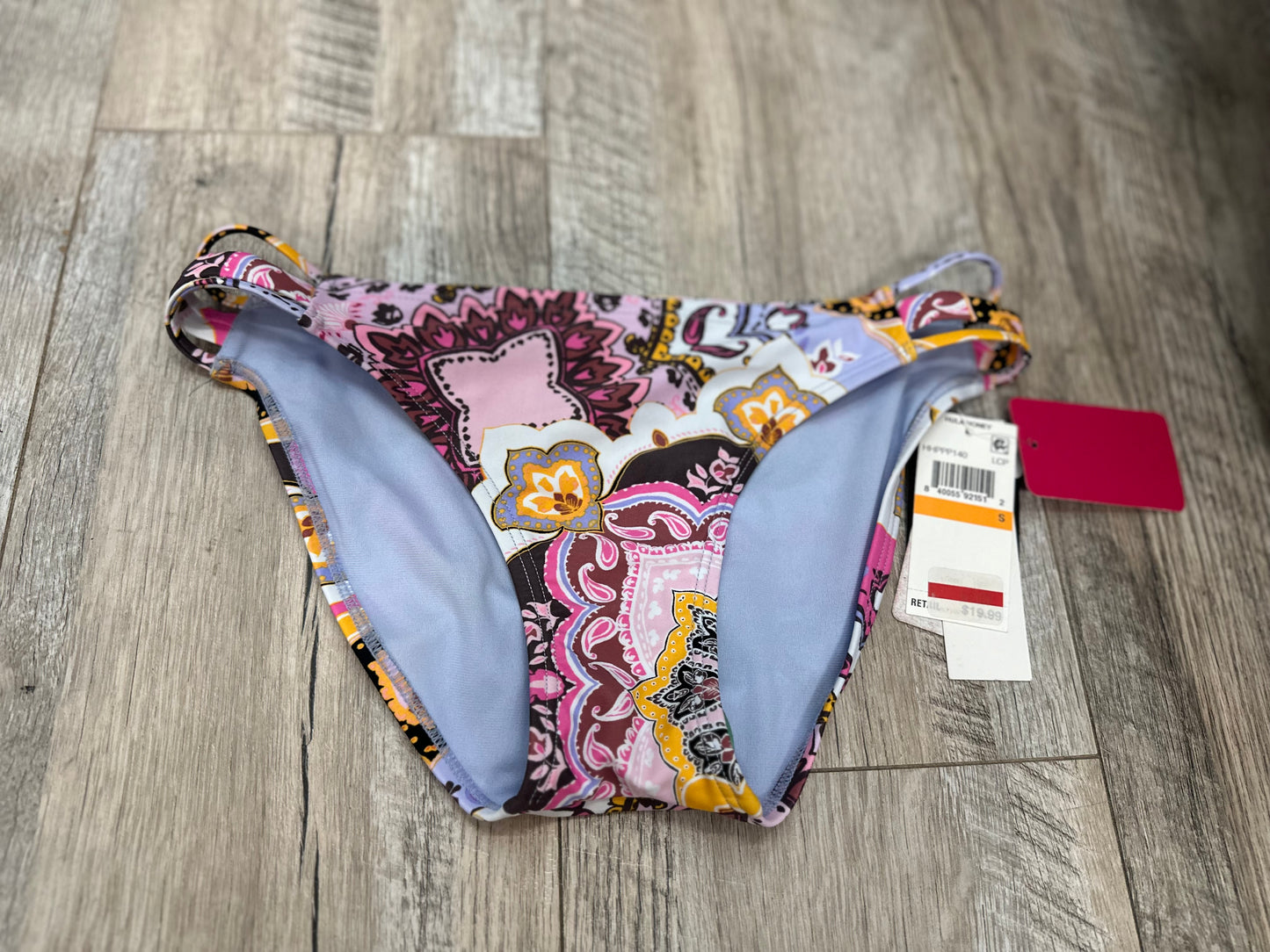 Hula Honey Purple Paisley Bikini Bottoms in S