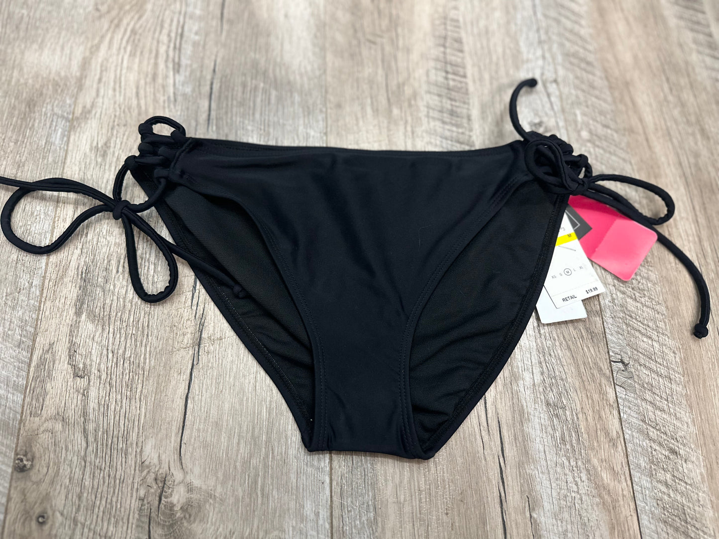 Salt & Cove Black Tie Bikini Bottoms in M