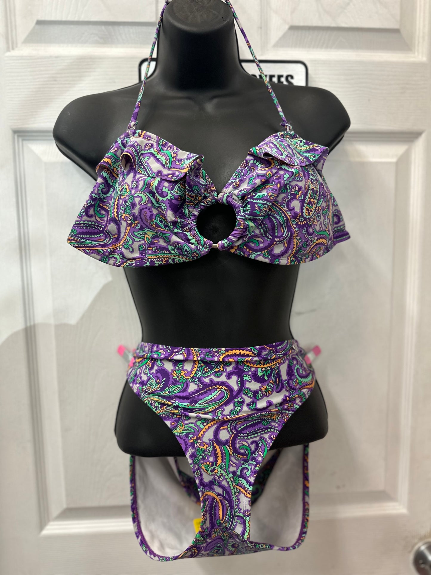 No Brand Purple Bikini Set in XL
