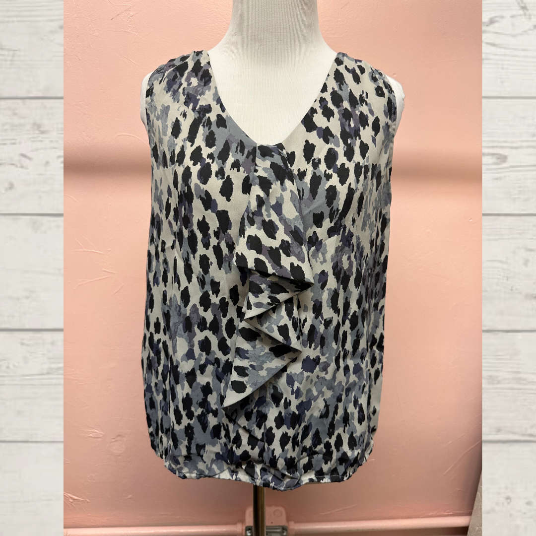 Loft Leopard Print Tank Top in S