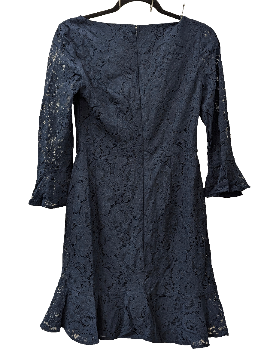 NWT, From American Living, Size 2 Navy Blue Laced Dress