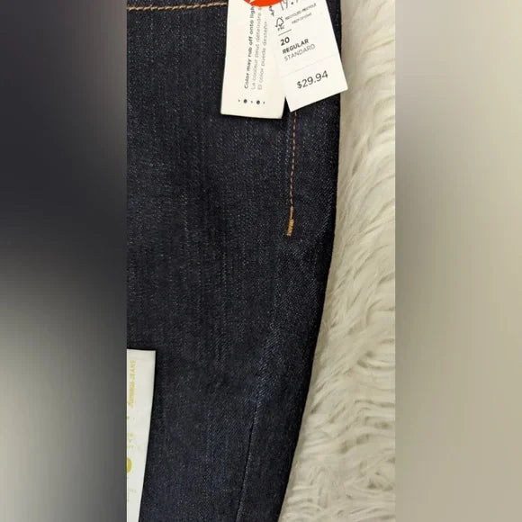 NWT Old Navy Curvy Profile Darkwash Bootcut Jeans, Size 20