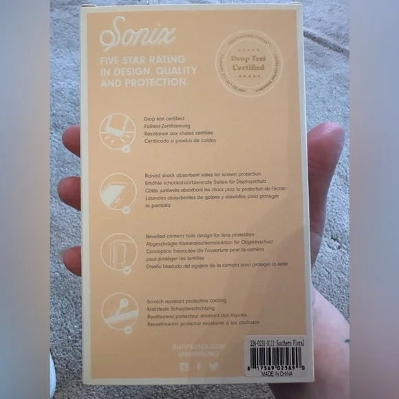 Sonix Clear Coat Case for Samsung Galaxy S10 6.1" (Southern Floral) NEW