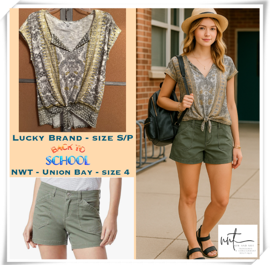 LUCKY BRAND , Women's Size 4 Short Sleeve Top