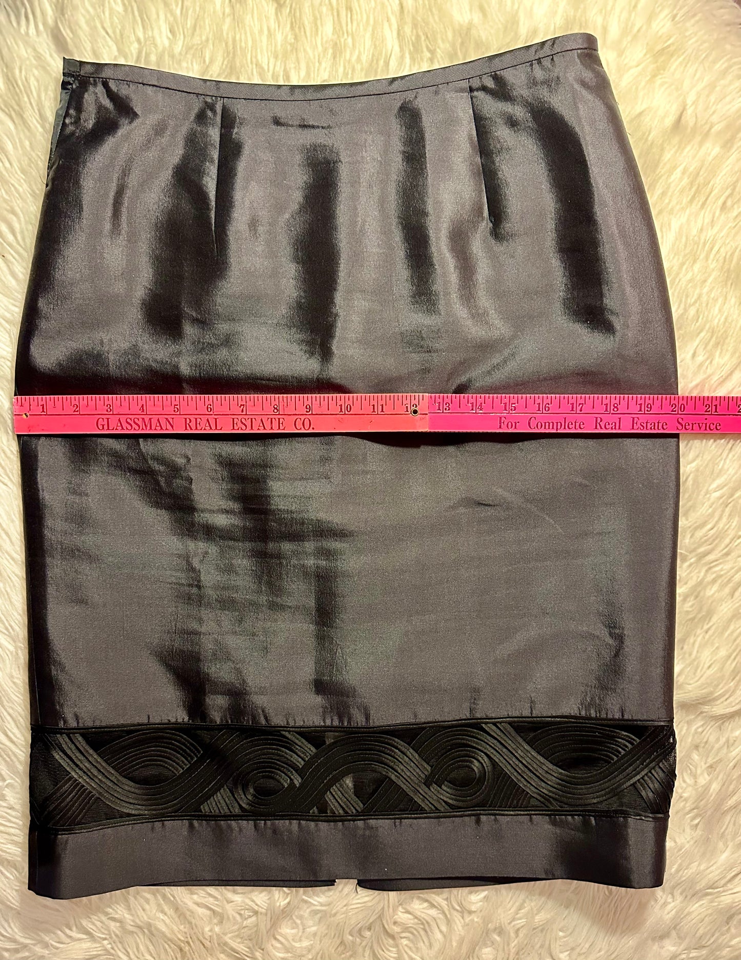 Adriana Papell Brown and White Floral Pattern in 12