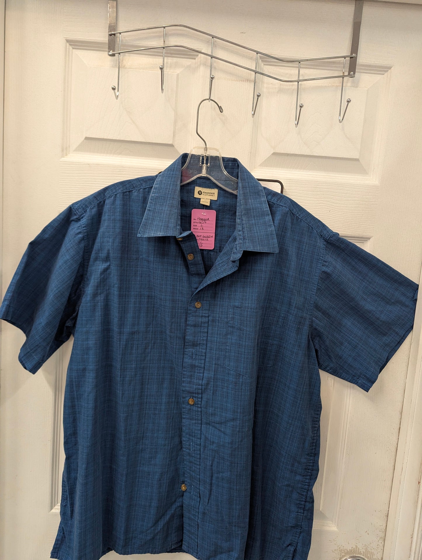 EUC Men's Short Sleeve Shirt Sz L, From Hagger.