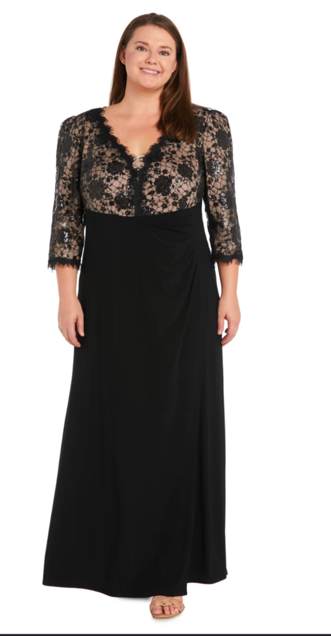 NWT Elegant Evening Gown From R & M RICHARDS, Size 12