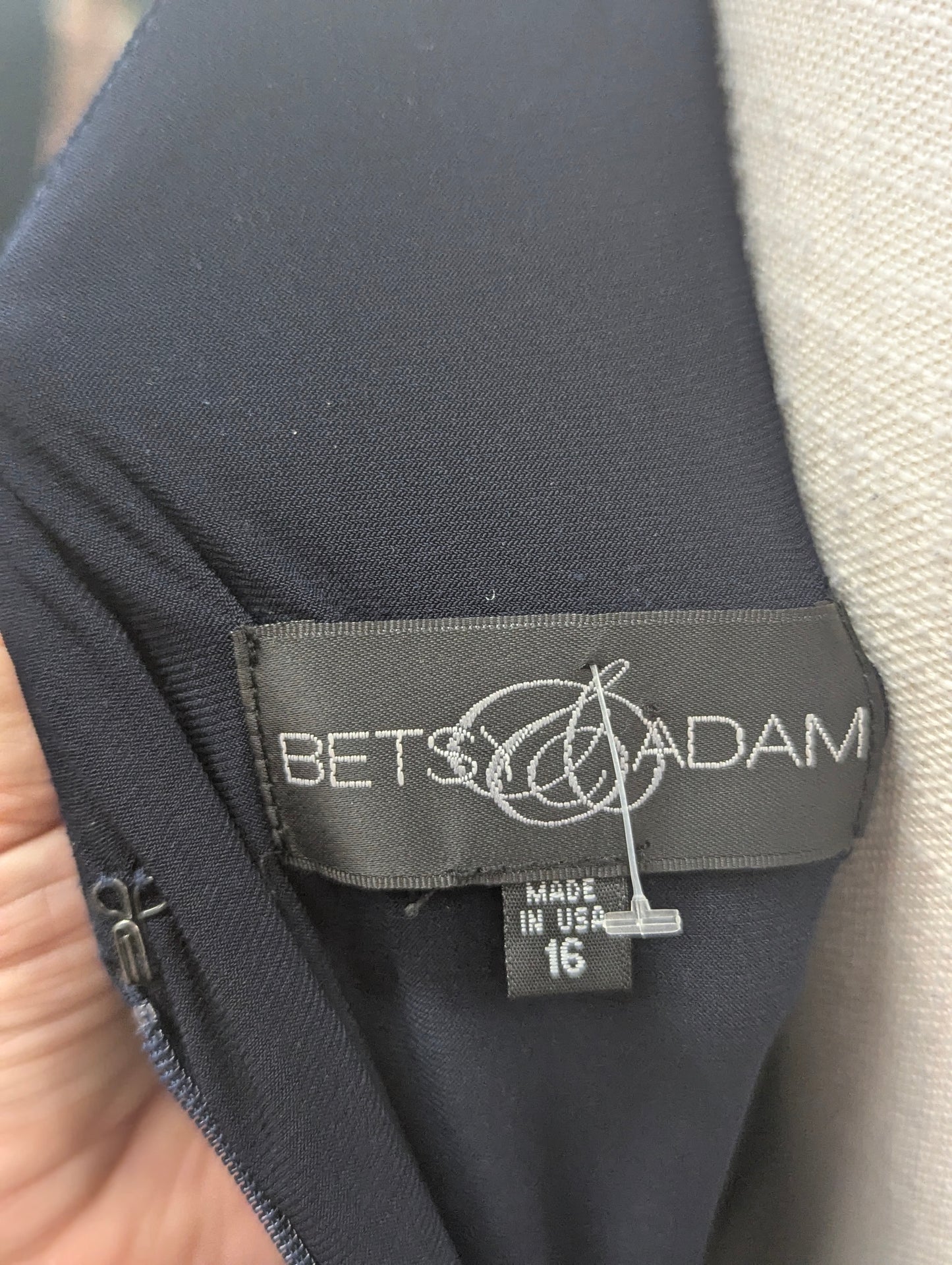 Betsy and Adam Navy Gown in 16