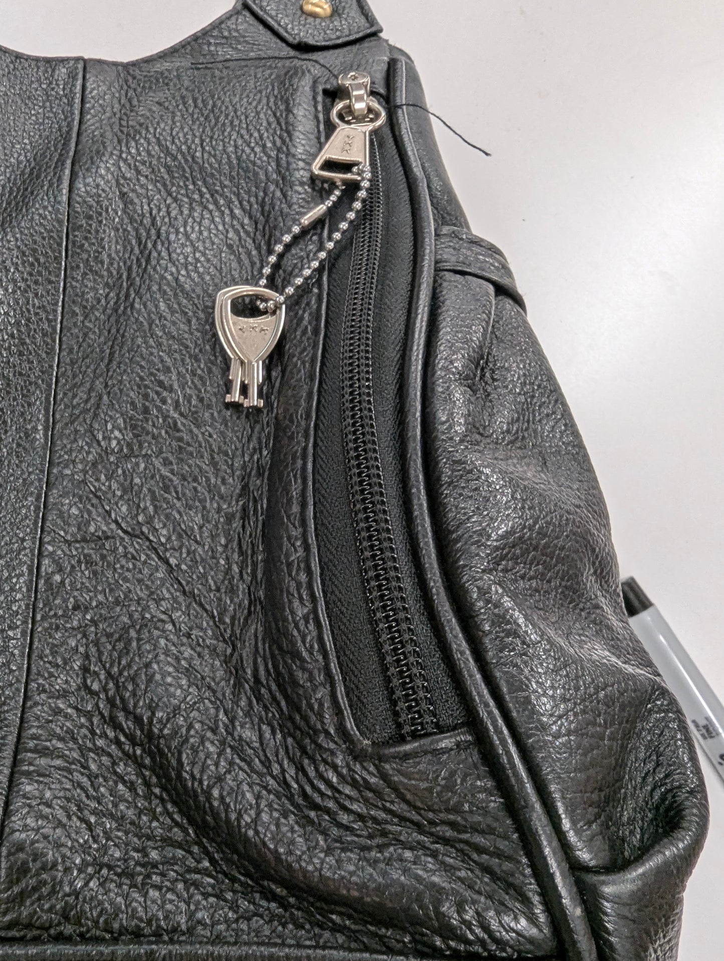 Raja Brand EUC Genuine Leather Concealed and Carry Hand Bag