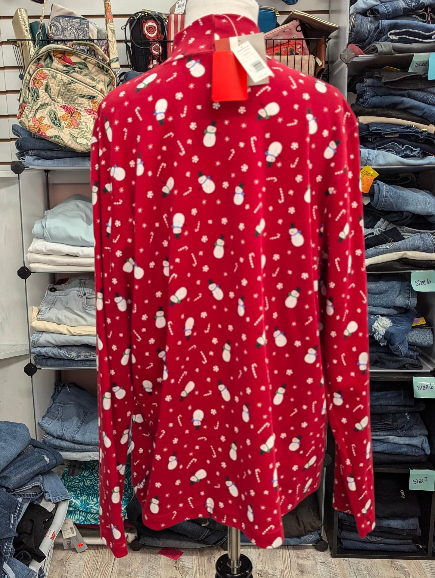 Croft + Barrow Snowman Turtleneck in XL