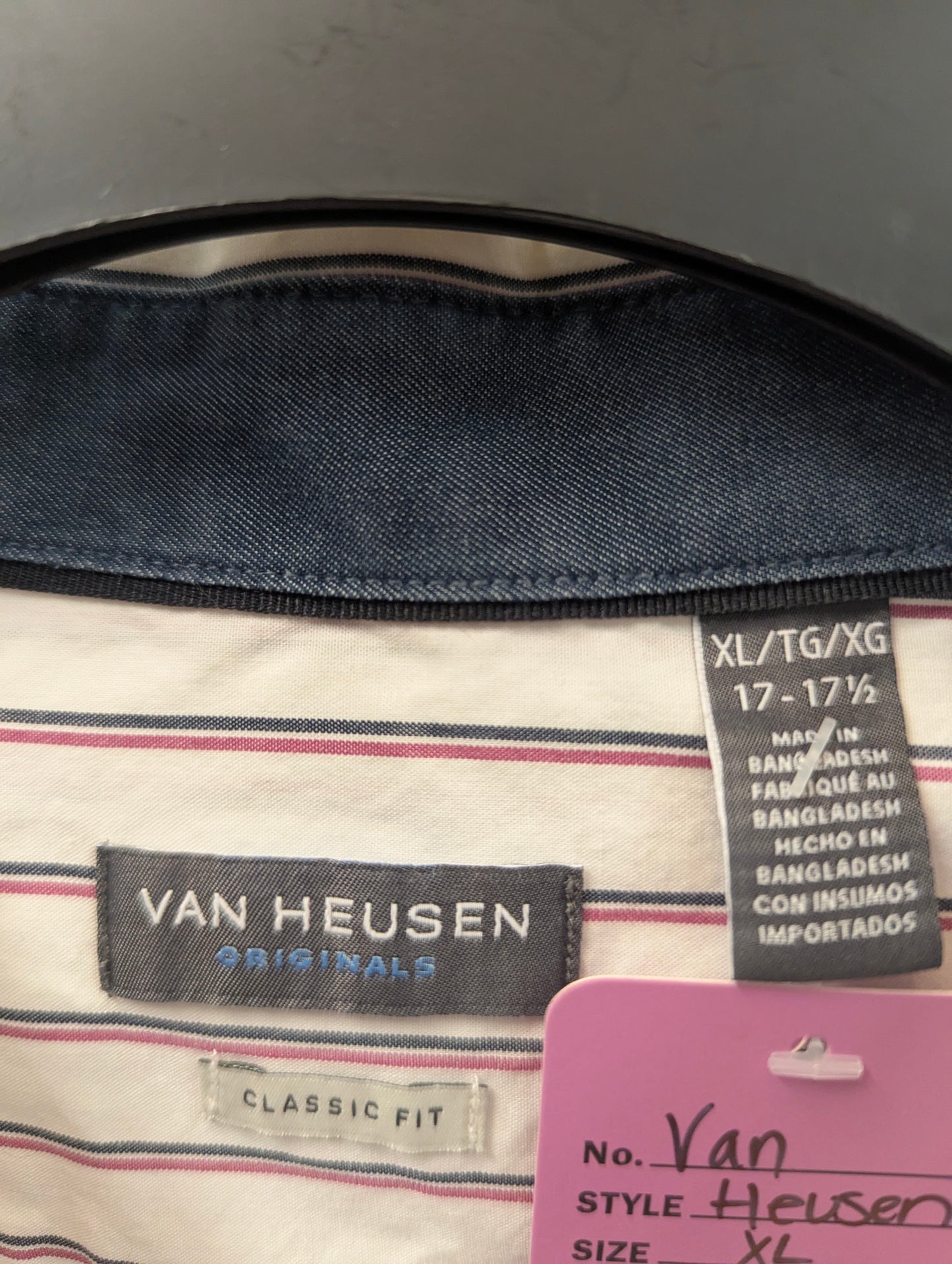 VAN HEUSEN Men's Shirt Sz XL