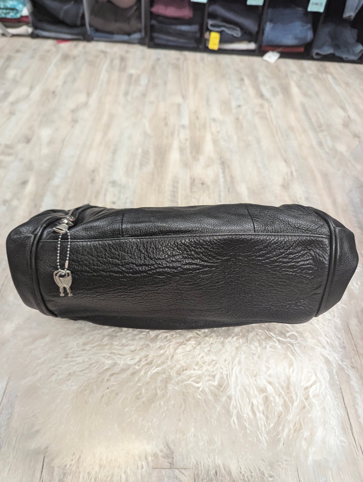 Raja Brand EUC Genuine Leather Concealed and Carry Hand Bag