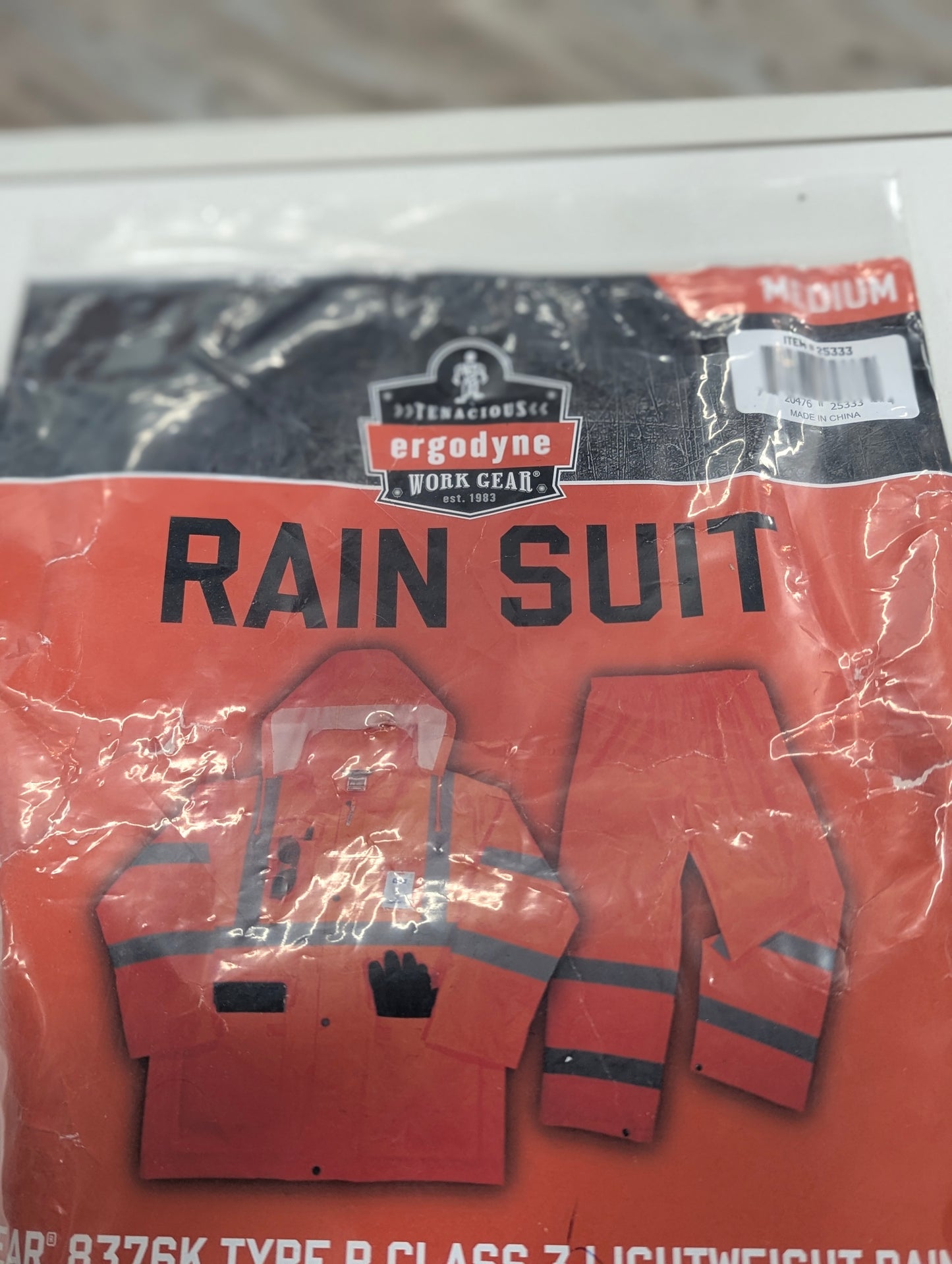NIP Rain Suit From ERGODYNE Size Medium