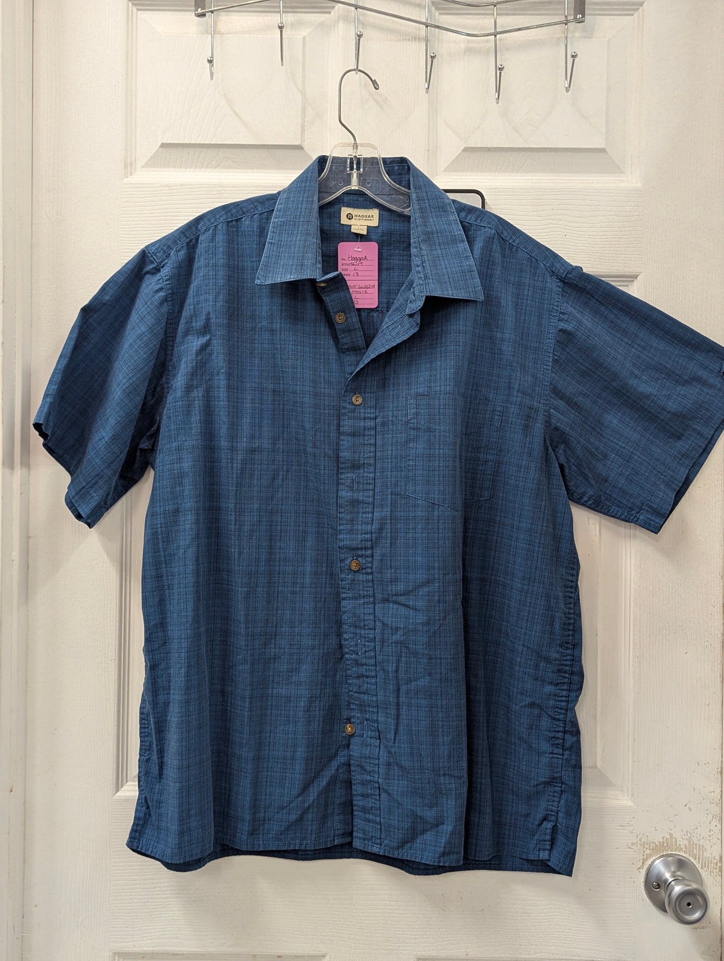 EUC Men's Short Sleeve Shirt Sz L, From Hagger.