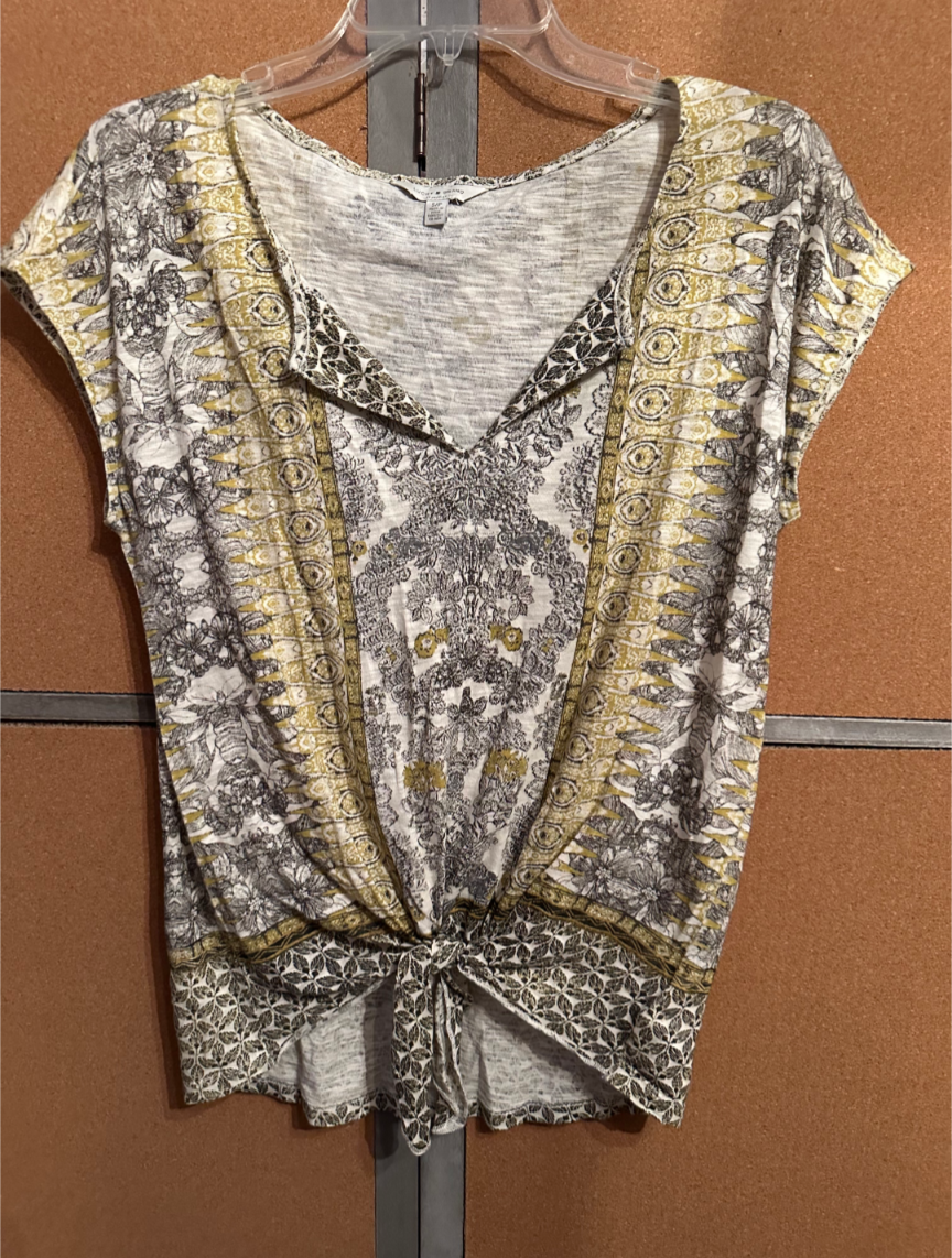 LUCKY BRAND , Women's Size 4 Short Sleeve Top